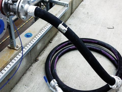 Hydraulic pump uses hose to pass hydraulic oil engineering machinery coal mine hose assembly EN856
