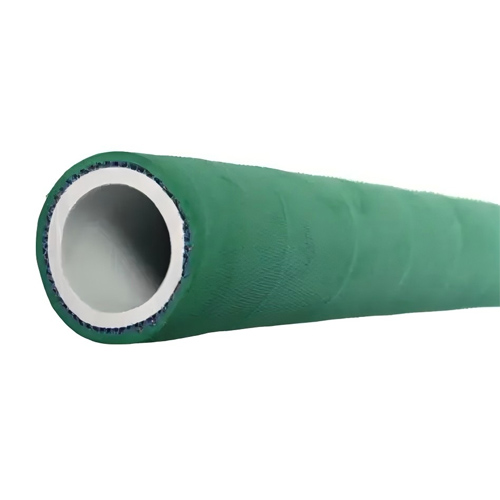 Corrosion-resistant hose assembly; PTFE hose; temperature range -60 to 200°C; chemical piping.
